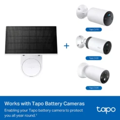 TP-Link Tapo A201 – Solcellepanel for overvåkningskamera