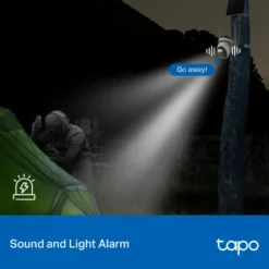 TP-Link Tapo C665G Solcelledrevet 4K Pan/Tilt overvåkingskamera med Wi-Fi/4G