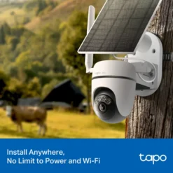 TP-Link Tapo C615G Solcelledrevet 4G LTE Pan/Tilt overvåkingskamera