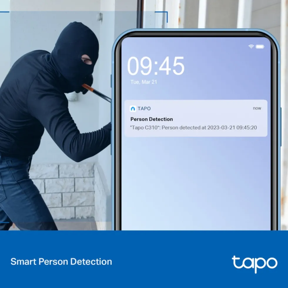 TP-Link Tapo C310 Overvåkingskamera 2-pk.