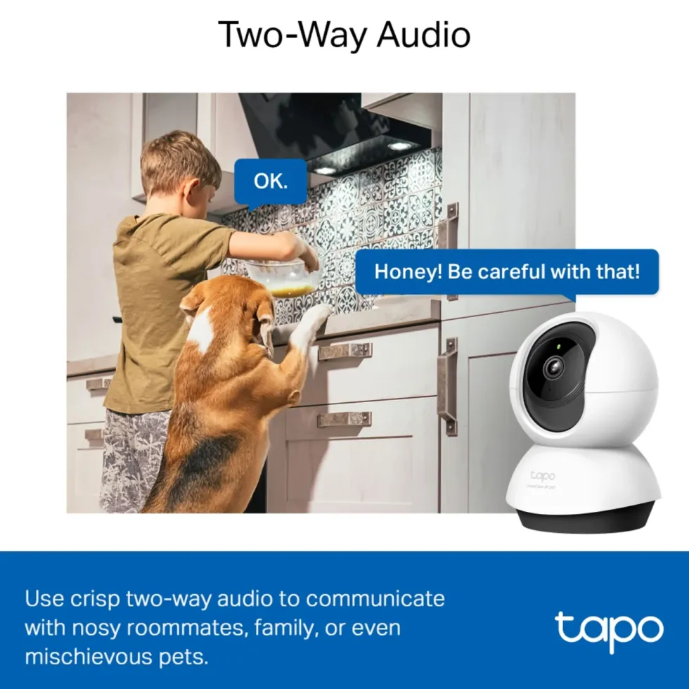TP-Link Tapo C220 Pan/Tilt AI Overvåkingskamera