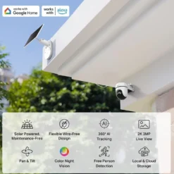 TP-Link Tapo C610 Solcelledrevet Pan/Tilt overvåkingskamera