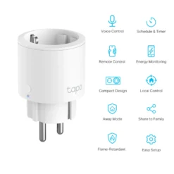 TP-Link Tapo P115 Smart Wifi-fjernstrømbryter med energimåling 1-pk.