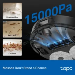 TP-Link Tapo RV50 Pro Omni – Robotstøvsuger med basestasjon