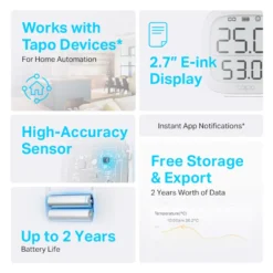 TP-Link Tapo T315 Smart termometer og hygrometer