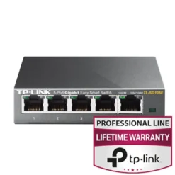 TP-Link TL-SG105E Konfigurerbar gigabitswitch 5 porter