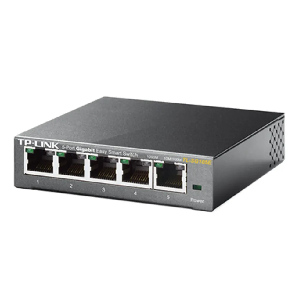 TP-Link TL-SG105E Konfigurerbar gigabitswitch 5 porter