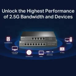 TP-Link TL-SG105-M2 5-porters 2,5 gigabitswitch