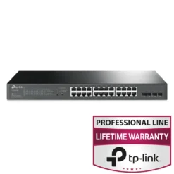 TP-Link TL- SG2428P Administrerbar gigabitswitch - 28 porter med 24 porter PoE+