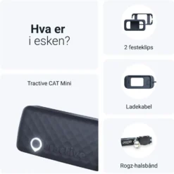 Tractive CAT Mini – GPS-tracker og helseovervåking for katt