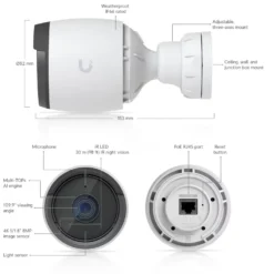 Ubiquiti G6 Bullet – 4K PoE-overvåkingskamera