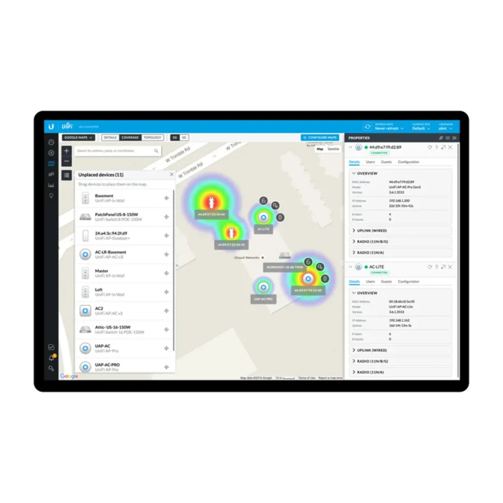 Ubiquiti Unifi UAP-AC-Lite Roaming-aksesspunkt AC1200