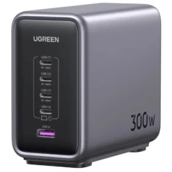 Ugreen Kraftig Multilader 5 porter 300 W