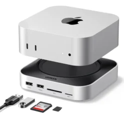 Ugreen Mac mini 11-i-1-dokkingsstasjon med SSD-plass