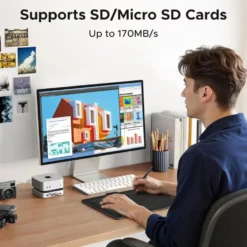 Ugreen Mac mini 11-i-1-dokkingsstasjon med SSD-plass