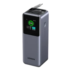 Ugreen Nexode powerbank 20 000 mAh 165 W med innebygd kabel