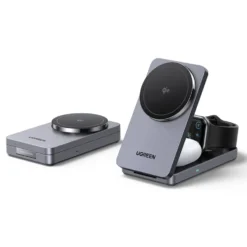 Ugreen UGREEN 3-i-1 Ladestativ med QI2 15 W