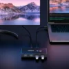 Ugreen USB 3.0-switch med 4 porter for to datamaskiner