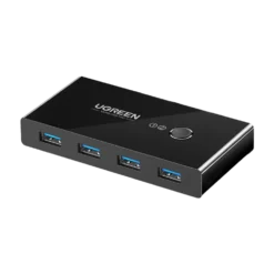 Ugreen USB 3.0-switch med 4 porter for to datamaskiner