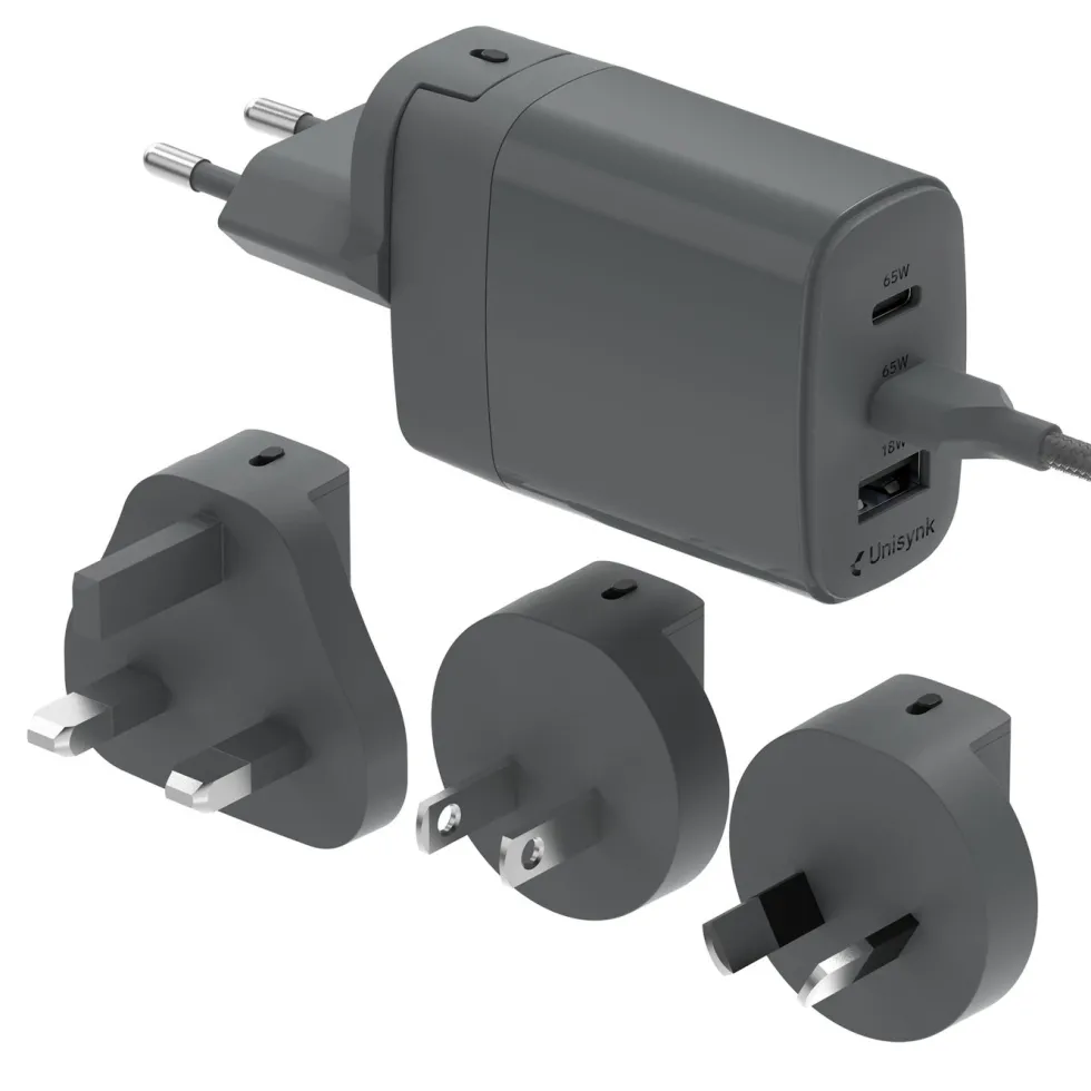 Unisynk 3-porters Global Multi-lader 65W