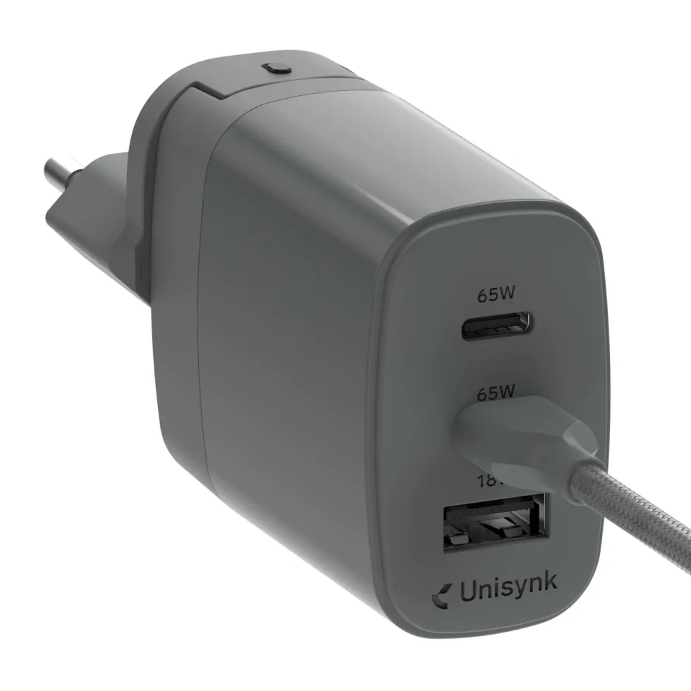 Unisynk 3-porters Global Multi-lader 65W