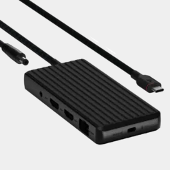 Unisynk USB-C-dokkingstasjon 9 porter 4K for to skjermer