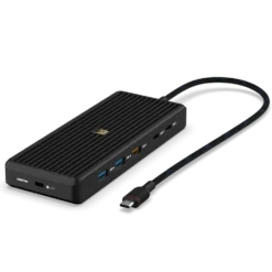 Unisynk USB-C-Hub 12 porter 8K for to skjermer