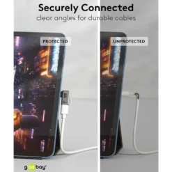 USB-C-adapter med 90° horisontal vinkel – USB4