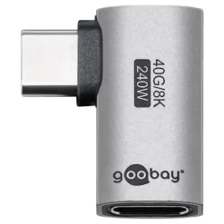 USB-C-adapter med 90° horisontal vinkel – USB4