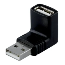 USB-vinkeladapter USB-A-hann til USB-A-hunn