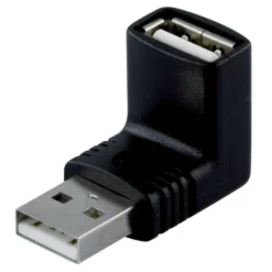 USB-vinkeladapter USB-A-hann til USB-A-hunn