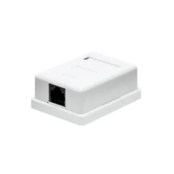 Utenpåliggende UTP-nettverksuttak Cat. 6 1-port