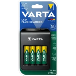 Varta LCD Plug Charger+ Batterilader