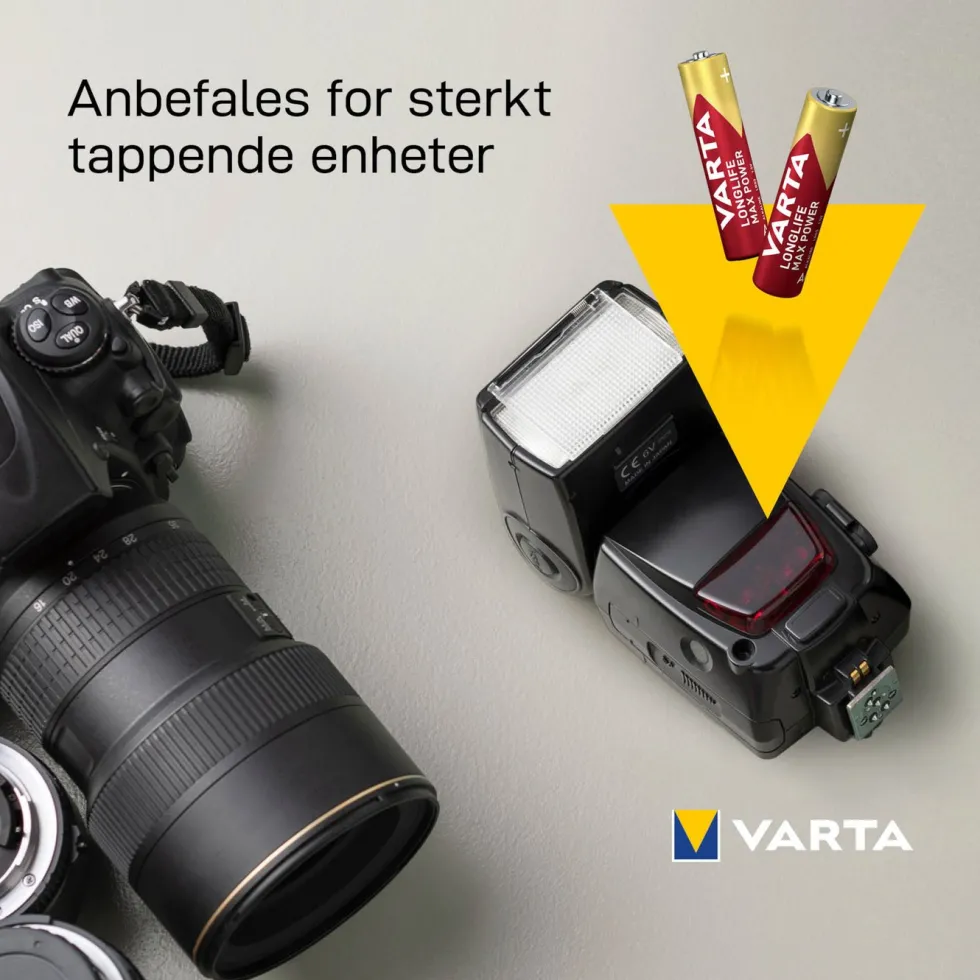 Varta Longlife Max Power AAA-batterier 4-pk.