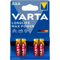 Varta Longlife Max Power AAA-batterier 4-pk.