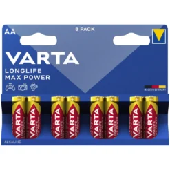 Varta Longlife Max Power AA-batterier 8-pk.