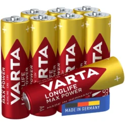 Varta Longlife Max Power AA-batterier 8-pk.