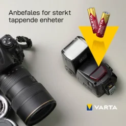 Varta Longlife Max Power AA-batterier 8-pk.
