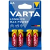 Varta Longlife Max Power AA-batterier 4-pk.