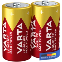 Varta Longlife Max Power C-batterier 2-pk.