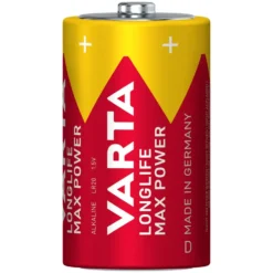 Varta Longlife Max Power D-batterier 2-pk.