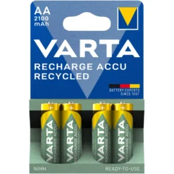 Varta Recharge Recycled AA-batterier 2100 mAh 4-pk.