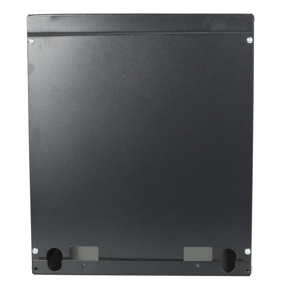 10" veggskap, svart 6U