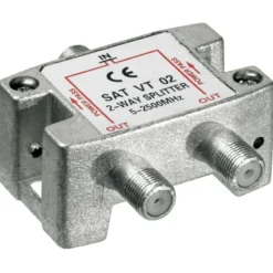 2-veis F-splitter med DC-gjennomgang 2-veis