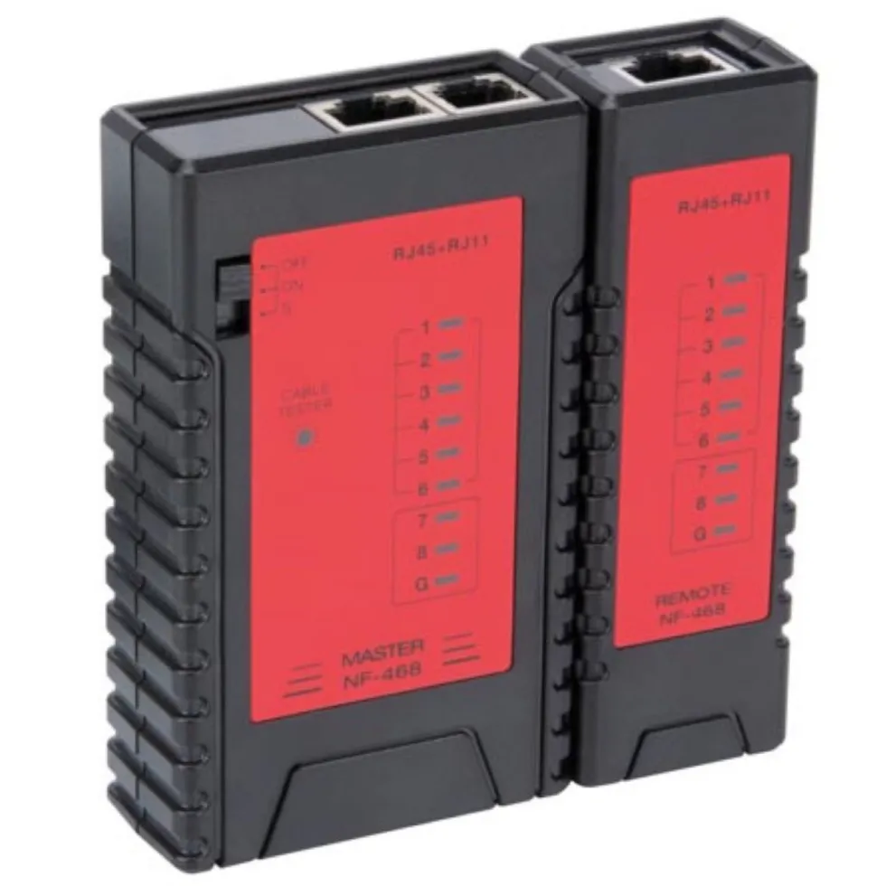 Velleman Nettverkskabeltester for RJ45- og RJ11-kabler