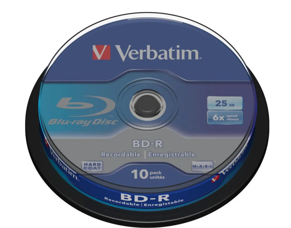 Verbatim Blu-ray-plater 10-pk.