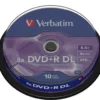 Verbatim DVD+R DL på spindel 10-pk.