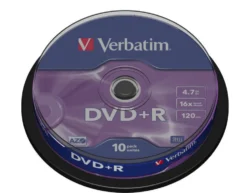 Verbatim DVD+R på spindel 10-pk.