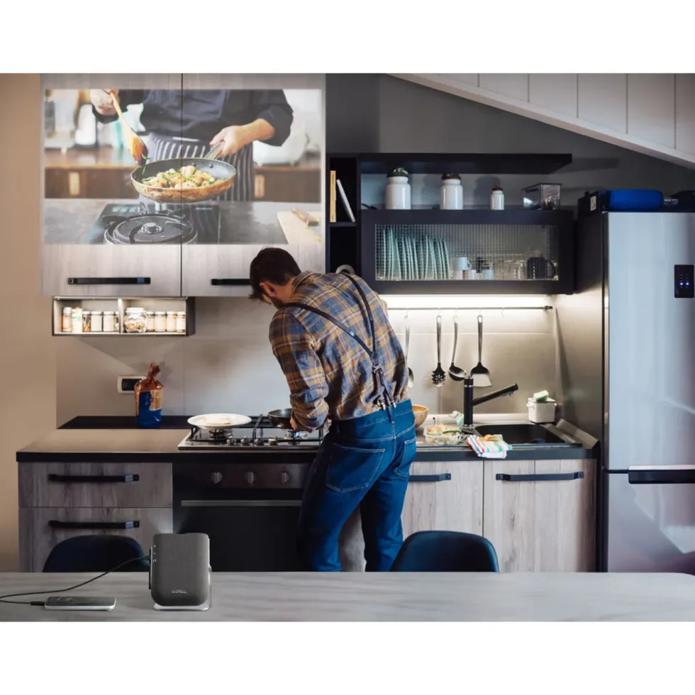 ViewSonic Portabel projektor M1S med Harman Kardon-høyttaler