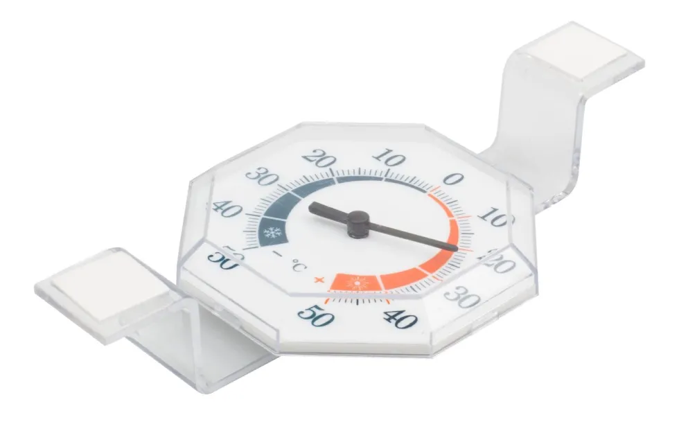 Vindustermometer i plast